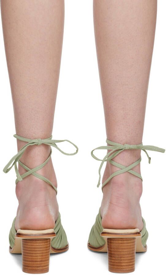 Holzweiler Green Goggo Heeled Sandals