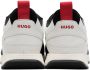 Hugo Black & White Retro Icelin Runn NYPU Sneakers - Thumbnail 2