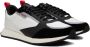 Hugo Black & White Retro Icelin Runn NYPU Sneakers - Thumbnail 4