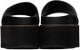 Hugo Black Faux-Leather Platform Sandals - Thumbnail 2