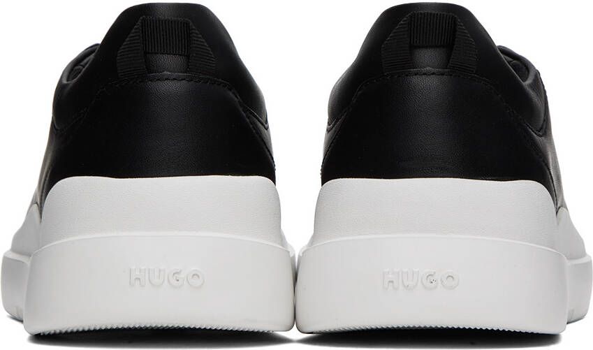 Hugo Black Leather Sneakers