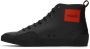 Hugo Black Leather Zero Sneakers - Thumbnail 3