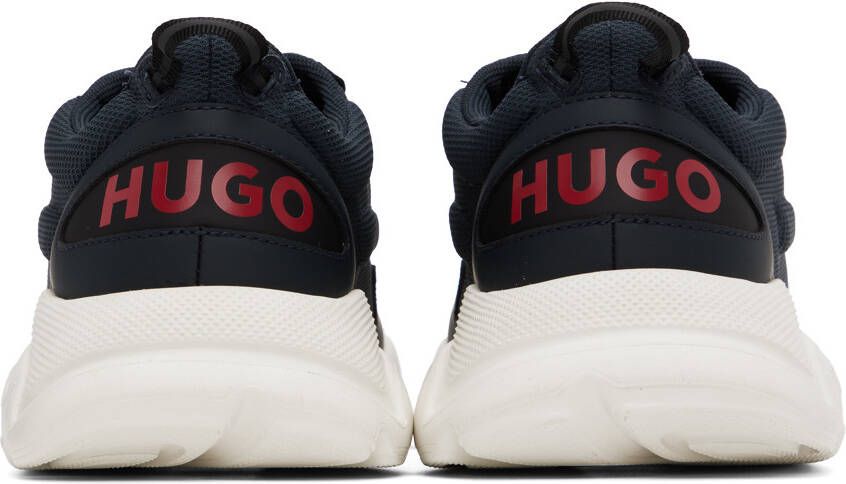 Hugo Navy Logo Sneakers