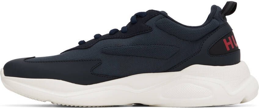 Hugo Navy Logo Sneakers