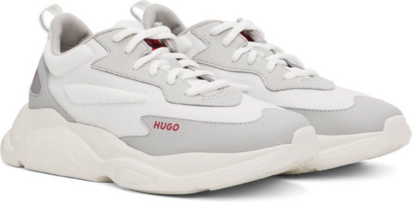 Hugo White Logo Sneakers