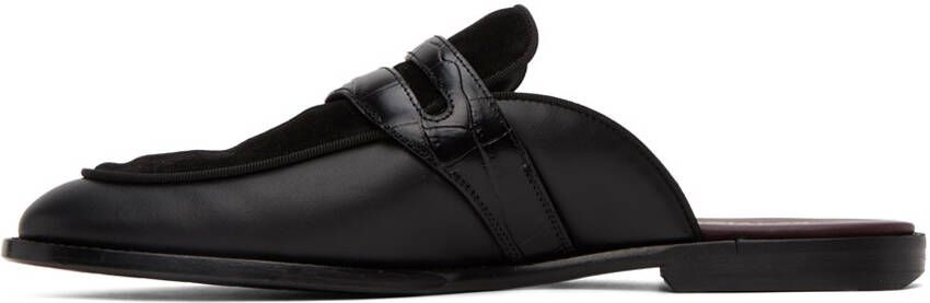 Human Recreational Services Black Palazzo Mules