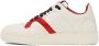 Human Recreational Services Off-White & Red Mongoose Low Sneakers - Thumbnail 3