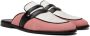 Human Recreational Services Pink & White Palazzo Mules - Thumbnail 4