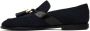 Human Recreational Services SSENSE Exclusive Navy Del Rey Loafers - Thumbnail 3