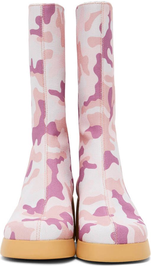 I'm Sorry by Petra Collins Pink Camper Edition Camo Boots