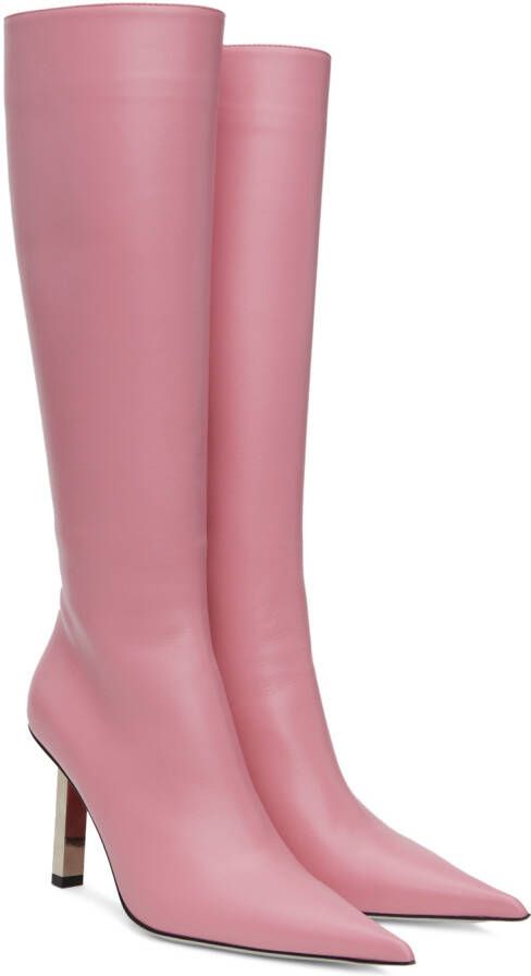 ioannes Pink Tresor Pointed Boots