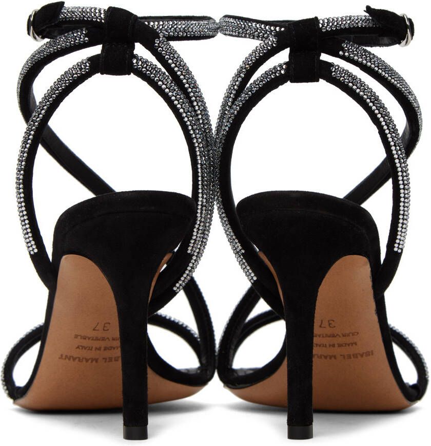 Isabel Marant Black Atria Heeled Sandals