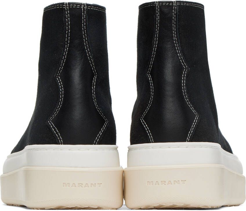 Isabel Marant Black Austen Sneakers