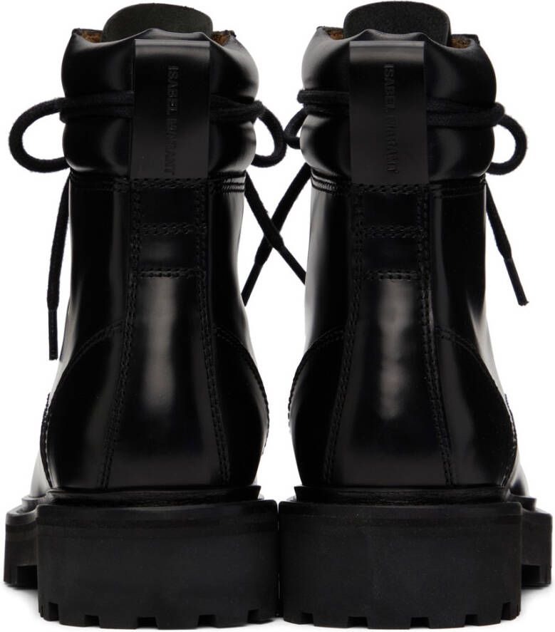 Isabel Marant Black Campa Ankle Boots