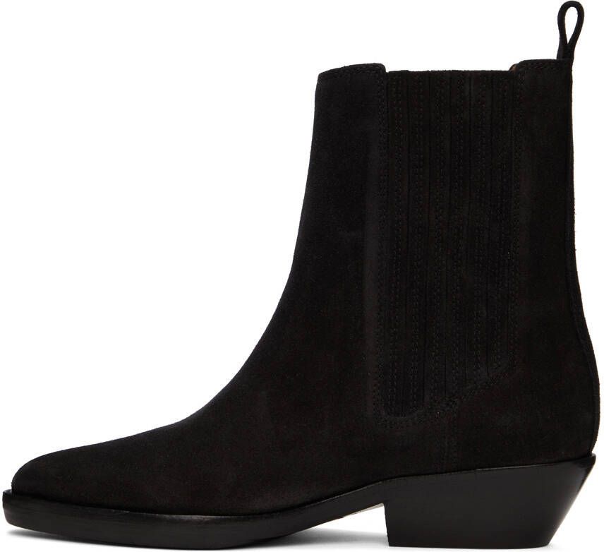 Isabel Marant Black Delena Ankle Boots