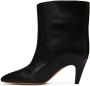 Isabel Marant Black Leather Delf Boots - Thumbnail 3