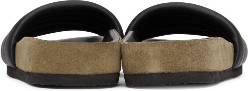 Isabel Marant Black Leather Hellea Sandals