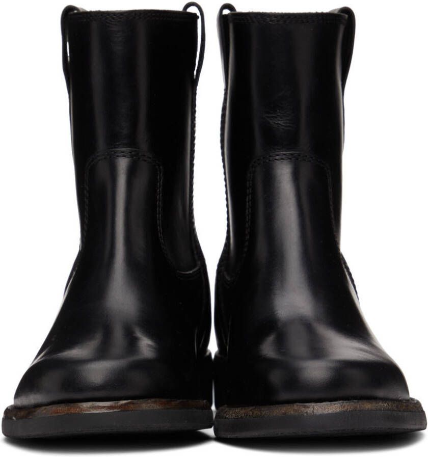 Isabel Marant Black Leather Susee Boots
