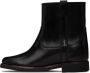 Isabel Marant Black Leather Susee Boots - Thumbnail 3
