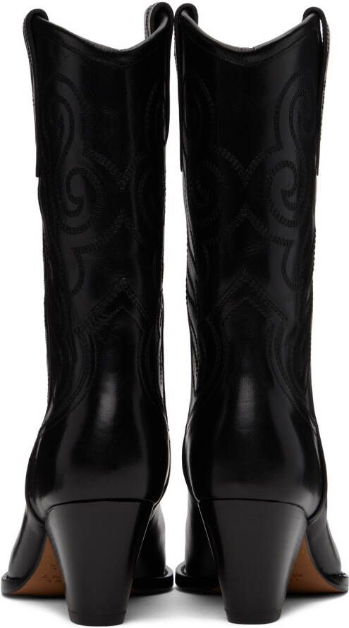 Isabel Marant Black Luliette Cowboy Boots