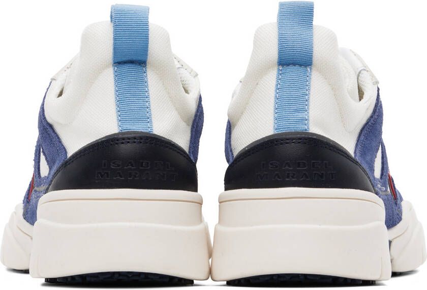 Isabel Marant Blue & White Kindsay Sneakers