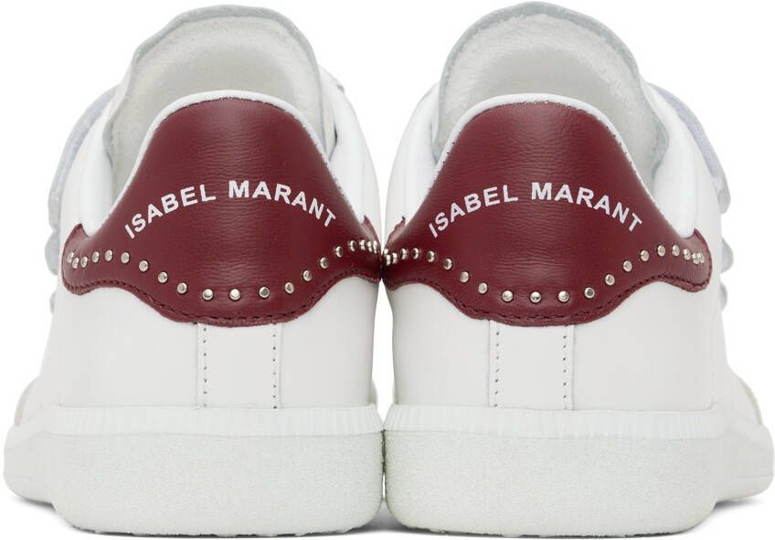 Isabel Marant Burgundy Beth Sneakers