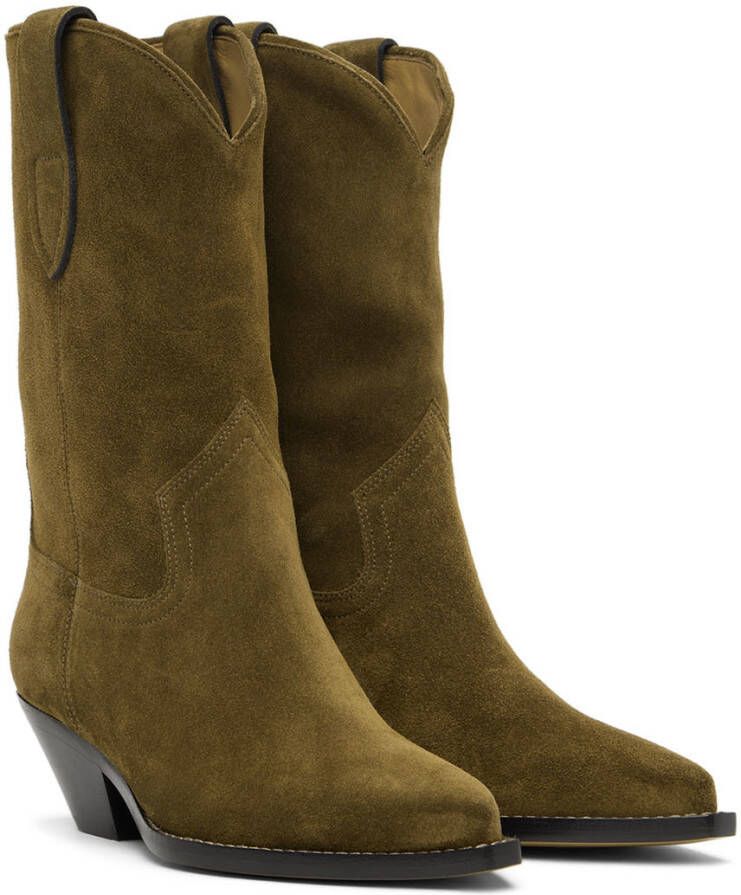 Isabel Marant Khaki Dahope Boots