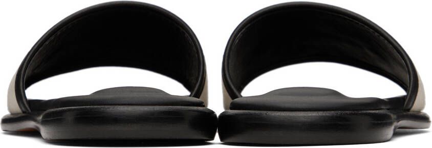 Isabel Marant Off-White & Black Vikee Sandals
