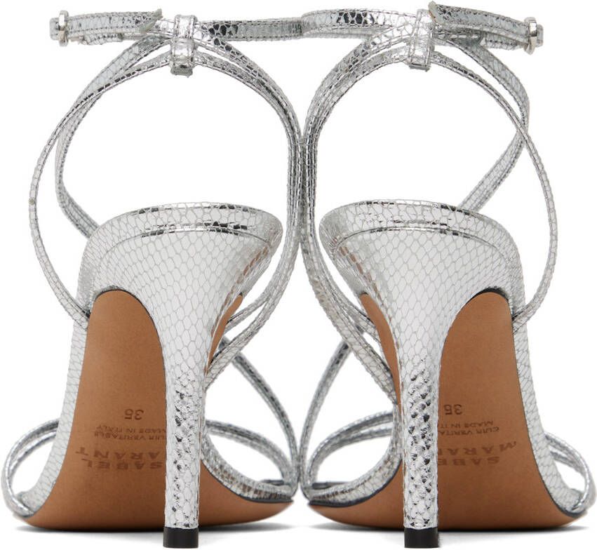 Isabel Marant Silver Axee Sandals
