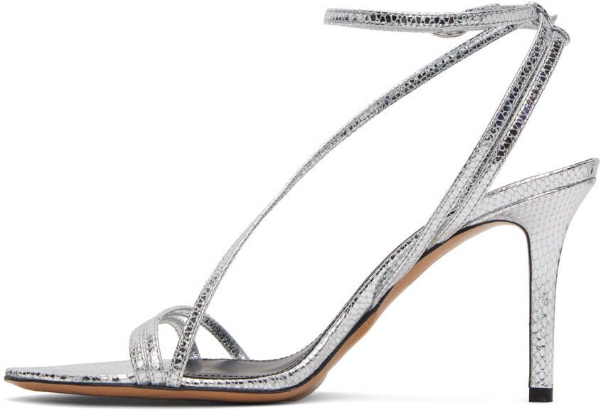 Isabel Marant Silver Snake Axee Sandals