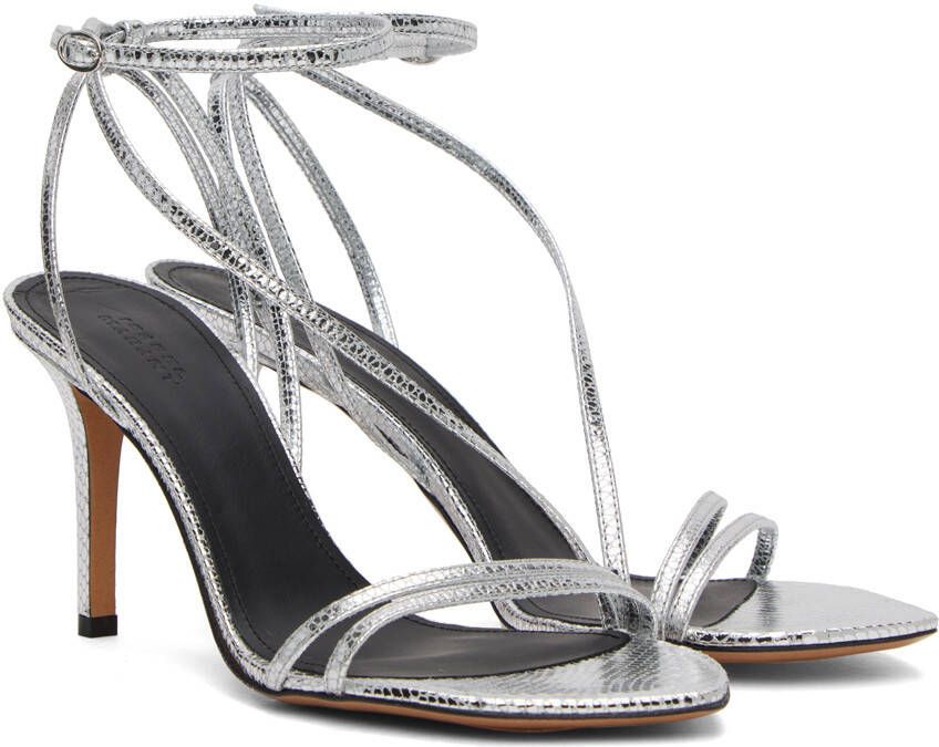 Isabel Marant Silver Snake Axee Sandals