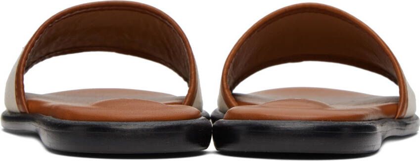 Isabel Marant Tan & Off-White Vikee Sandals