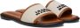 Isabel Marant Off-White & Brown Vikee Sandals - Thumbnail 4