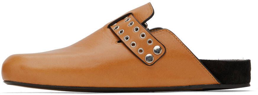 Isabel Marant Tan Leather Mirvin Loafers