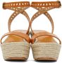 Isabel Marant Tan Messer Wedge Sandals - Thumbnail 2