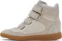 Isabel Marant Taupe Bilsy Sneakers - Thumbnail 3