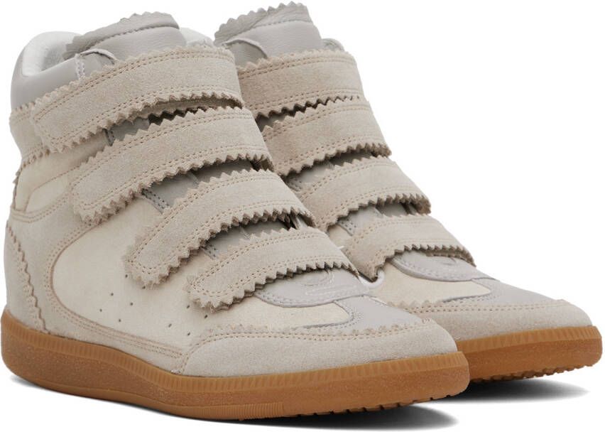 Isabel Marant Taupe Bilsy Sneakers