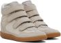 Isabel Marant Taupe Bilsy Sneakers - Thumbnail 4