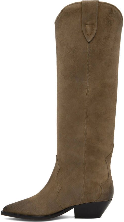 Isabel Marant Taupe Dunvee Boots