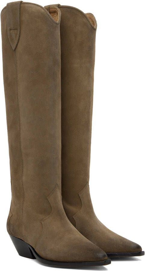 Isabel Marant Taupe Dunvee Boots