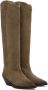 Isabel Marant Taupe Dunvee Boots - Thumbnail 4