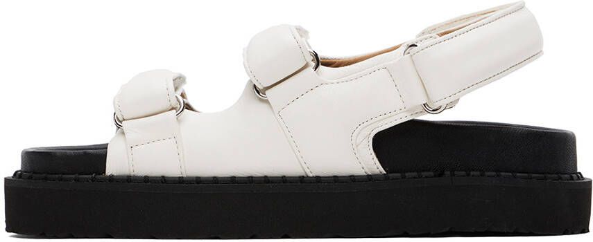 Isabel Marant White Madee Sandals