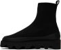 Issey Miyake Black United Nude Edition Bounce Fit-3 Boots - Thumbnail 3