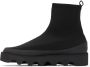 Issey Miyake Black United Nude Edition Bounce Fit Ankle Boots - Thumbnail 3