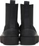 Issey Miyake Black United Nude Edition Bounce Fit Ankle Boots - Thumbnail 4