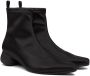 Issey Miyake Black United Nude Edition Carve Boots - Thumbnail 4