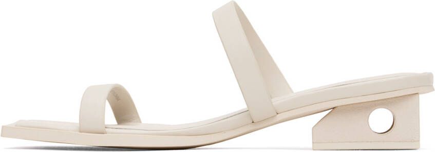 Issey Miyake Off-White United Nude Edition Block Heeled Sandals