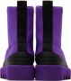 Issey Miyake Purple United Nude Edition Bounce Fit-3 Boots - Thumbnail 2