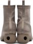 Issey Miyake Taupe United Nude Edition Carve Boots - Thumbnail 2