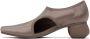 Issey Miyake Taupe United Nude Edition Carve Pumps - Thumbnail 3